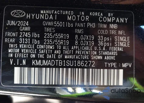 2025 Genesis Gv70 2.5T Awd z USA, uszkodzony, nr VIN KMUMADTB1SU186272